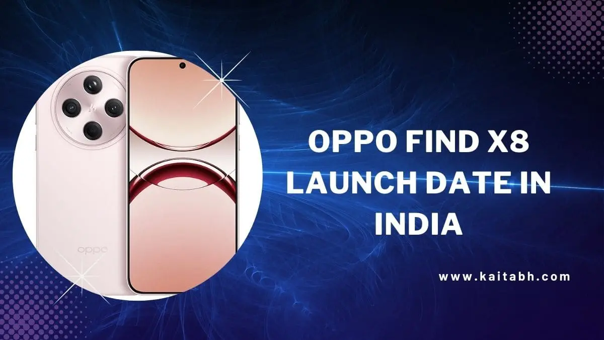 Oppo Find X8 Launch Date in India