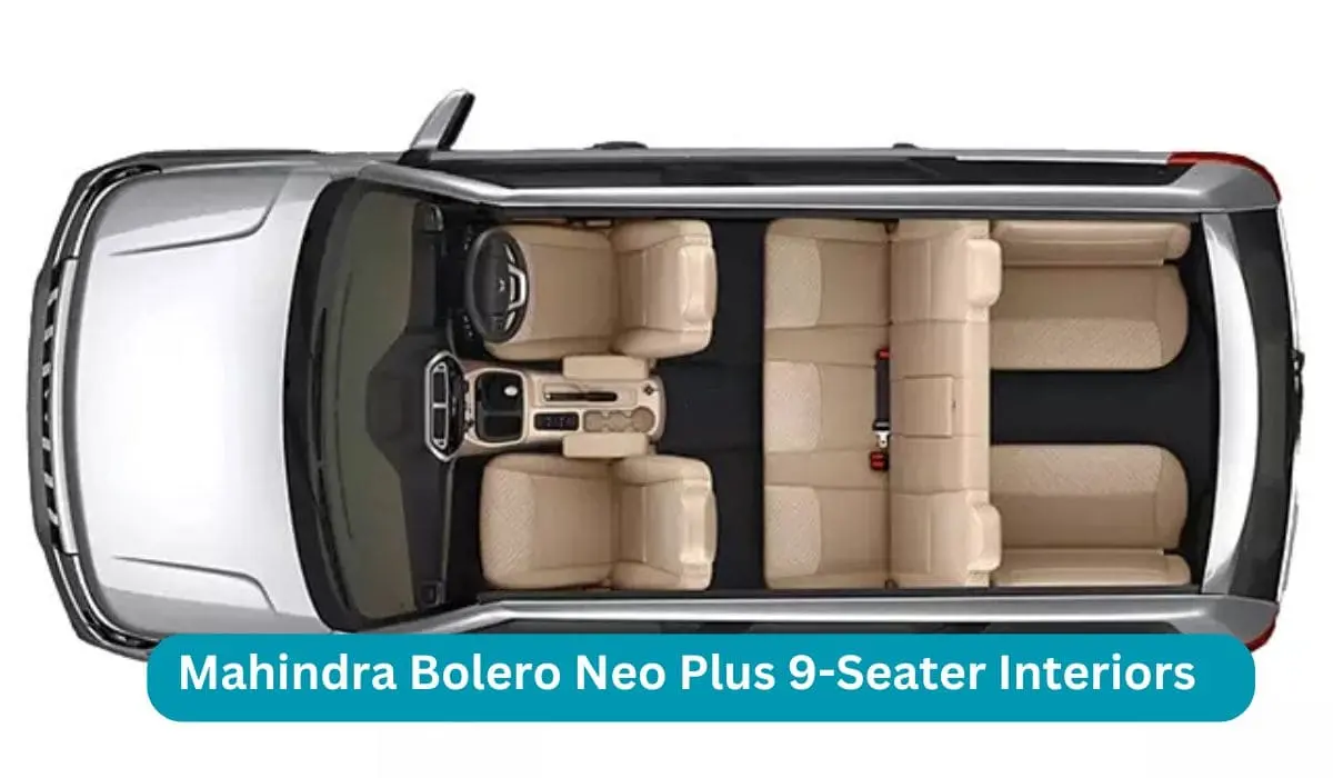 Mahindra Bolero Neo Plus 9-Seater Interior